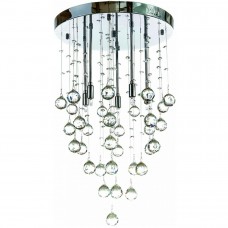 Φωτιστικό Οροφής 8xG9 230V Χρώμιο-Κρύσταλλο 5201-A